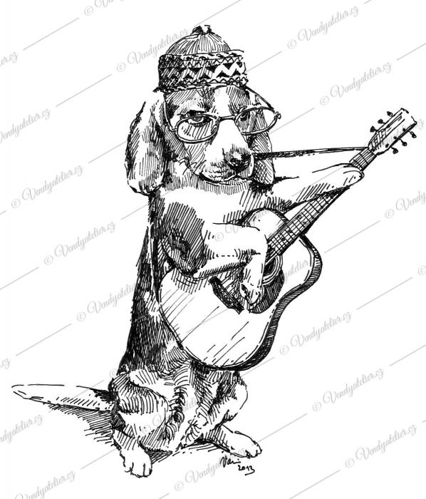 Beagle hudebník