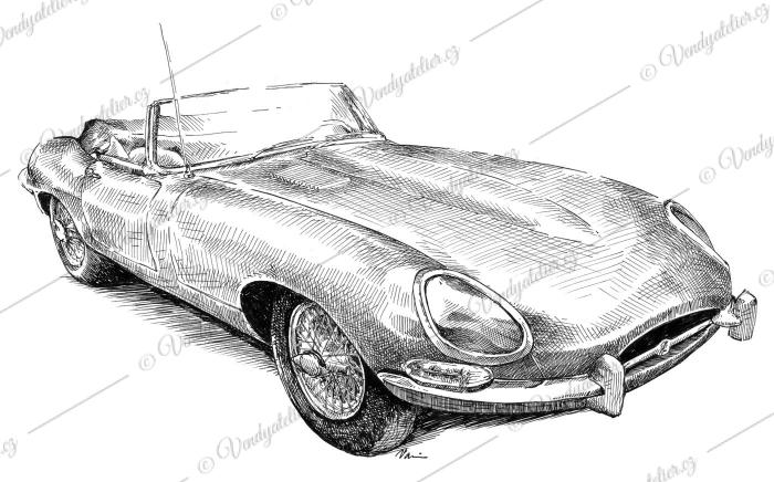 Jaguar E-Type Coupe rok 1961-1965