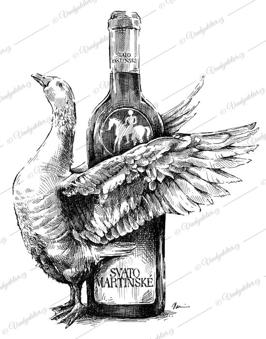 Svatomartinské víno a Martinská husa