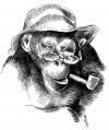 Opice kuřák